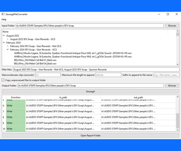 SausageFileConverter UI